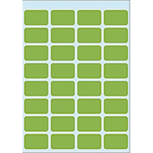 3645 - HERMA Gekleurde Etiketten Schrijfpapier no:3645 12x19mm 160st Groen 1 Pak