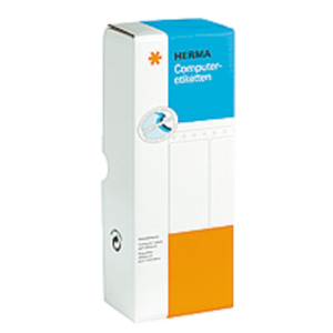 8211 - HERMA Computeretiket Kettingpapier Pinfeed 88.9x35.7mm 4.000st Wit 1Baans 1 Pak