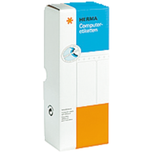 8212 - HERMA Computeretiket Kettingpapier Pinfeed 101.6x35.7mm 4.000st Wit 1Baans 1 Pak