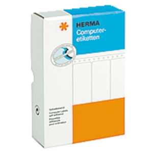 HERMA Computeretiket Kettingpapier Pinfeed 88.9x35.7mm Wit 8.000st 1 Pak