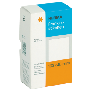 HERMA Frankeer Etiket 163x45mm 500st 1 Pak