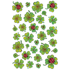 5438 - HERMA Speciaal Etiket Klaver Vier no:5438 Diverse Kleuren 1 Pak