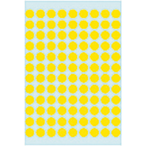 1834 - HERMA Gekleurde Etiketten Schrijfpapier 1834 Ø8mm 540st Geel 1 Pak