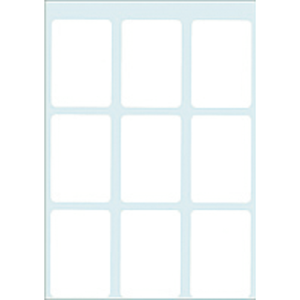 3752 - HERMA Universal Etiket Schrijfpapier no:3752 24x35mm 63st Wit 1 Pak