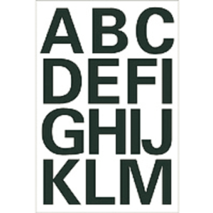 4167 - HERMA Speciaal Etiket Letters A-Z no:4167 25mm Zwart 1 Pak