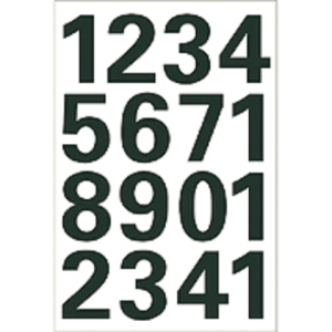 4168 - HERMA Speciaal Etiket Cijfers 0-9 no:4168 25mm Zwart 1 Pak