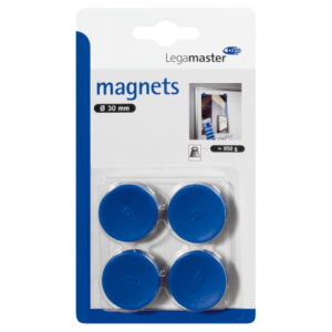 LEGAMASTER Magneet 30mm Blauw 4st