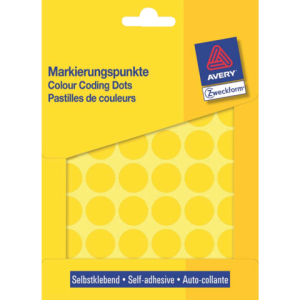 3377 - Avery Codering Etiket Zweckform no:3377 18mm 1.056st Geel