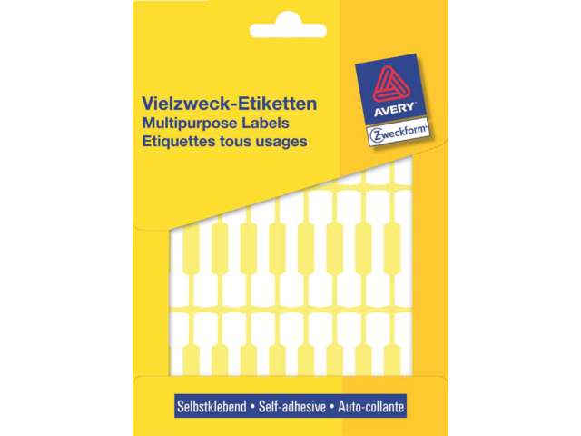 3335 - Avery Etiket Permanent no:3335 49x10mm 924st Wit 1 Pak