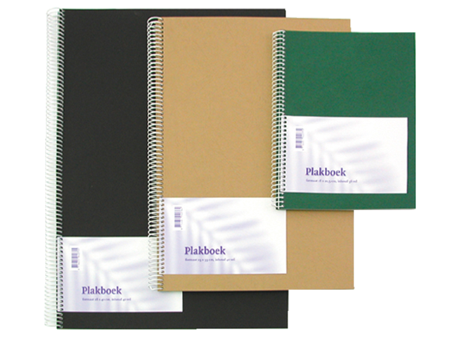 894077 - PAPERMATE Plakboek Neutraal 160x215mm 120g/m² Diverse Kleuren 1st