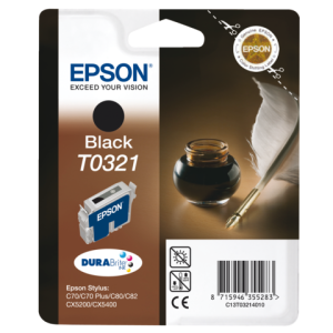 C13T03214010 - EPSON Inkt Cartridge T032 Black 33ml 1st