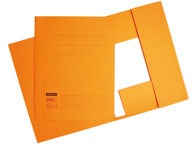 Quantore Dossiermap 3-Klep A4 320gr Oranje