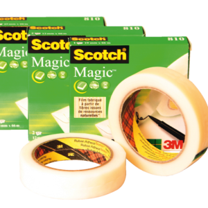 8101233 - 3M Plakband Scotch Magic 12mmx33m Transparant 1st