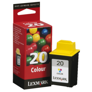15MX120E - LEXMARK 20 Cyaan & Magenta & Yellow 24,2ml