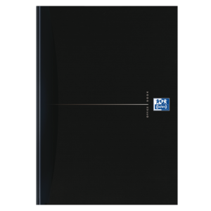 100420042 - OXFORD Notitieboek Smart Gebonden Blanco A4 90g/m² Zwart 90vel
