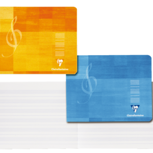 Clairfontaine Muziekschrift Matris 165x210mm 90g/m² Diverse Kleuren 1st