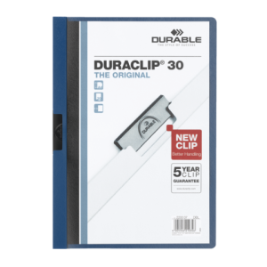 Durable Klemmap 2200 30vel A4 Blauw