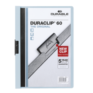 Durable Klemmap 2209 60vel A4 Blauw