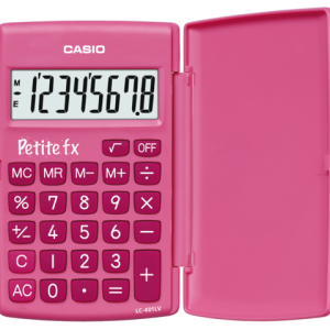 PETITE FX PINK - CASIO Zakcalculator Petite FX 8-Cijfers Roze