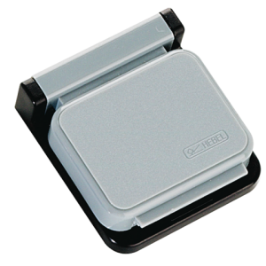 6240084 - HEBEL Papierklem 36x40mm Grijs 1st