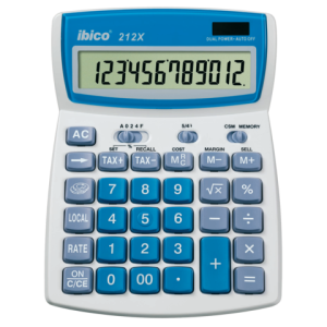 IBICO Bureau Calculator Zakelijk 212X 12-Cijfers
