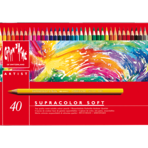 3888.340 - Caran d'ache Aquarelpotlood Supracolor Diverse Kleuren 40st