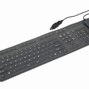 KB-109F-B - Gembird Keyboard Flexibel Combo Zwart 1st