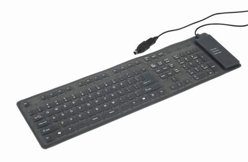 KB-109F-B - Gembird Keyboard Flexibel Combo Zwart 1st