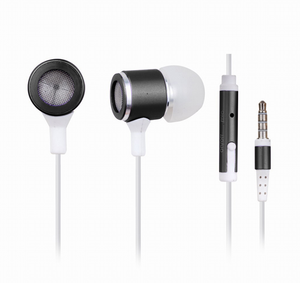 MHS-EP-001 - Gembird Earphone met Microfoon Stereo Zwart