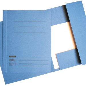 15061688 - Quantore Dossiermap 3-Klep 320gr Blauw Folio