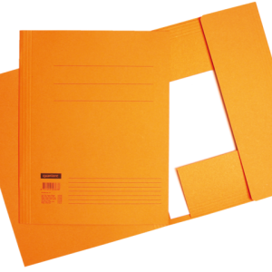 15061694 - Quantore Dossiermap 3-Klep 320gr Oranje Folio
