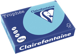 1105 - Clairfontaine Kopieerpapier A4 160g/m² Blauw 250vel