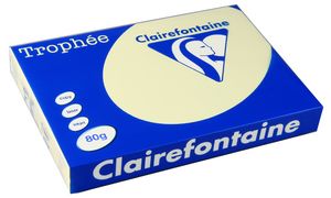 1253 - Clairfontaine Kopieerpapier A3 80g/m² Creme 500vel
