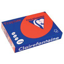 1004 - Clairfontaine Kopieerpapier A4 160g/m² Rood 250vel