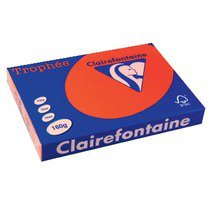 1005 - Clairfontaine Kopieerpapier A3 160g/m² Rood 250vel