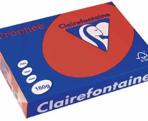 1016 - Clairfontaine Kopieerpapier A4 160g/m² Rood 250vel