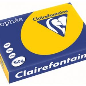 1053 - Clairfontaine Kopieerpapier A4 160g/m² Geel 250vel