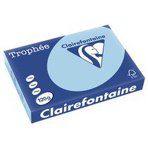 1213 - Clairfontaine Kopieerpapier A4 120g/m² Blauw 250vel