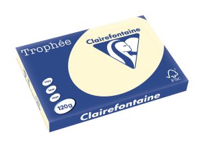 1302 - Clairfontaine Kopieerpapier A3 120g/m² Creme 250vel