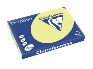 1307 - Clairfontaine Kopieerpapier A3 120g/m² Geel 250vel