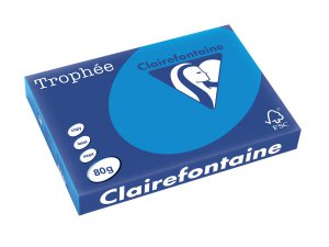 1886 - Clairfontaine Kopieerpapier A3 80g/m² Blauw 500vel
