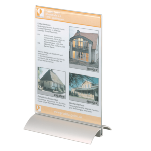 858819 - DURABLE Tafelstandaard 8588 Transparant Staand A5