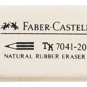 184120 - FABER CASTELL Gum FC 7041-20 Wit 1st