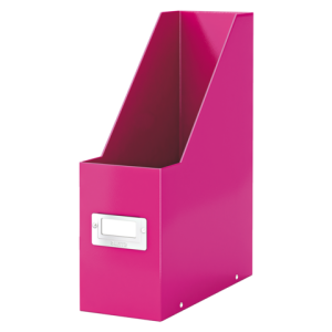 60470023 - LEITZ/ESSELTE Tijdschriftencassette Click & Store 310x95x245mm Roze 1st