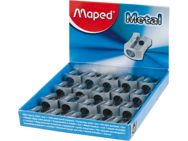 M506600 - MAPED Puntenslijper 1-Gaats Zilver 1st