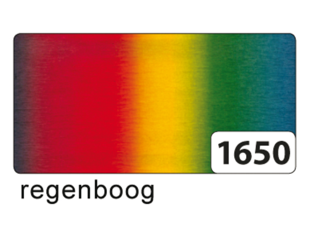 8201650 - FOL Crepepapier 250x50cm Regenboog Nr.1650 1st