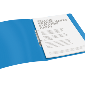 624031 - LEITZ/ESSELTE Ringband 2-Rings Vivida 16mm 0.5mm Blauw A4