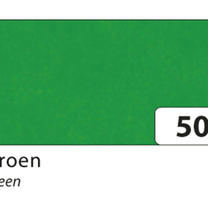 91050 - FOL Zijdevloeipapier 50x70cm Groen 5st