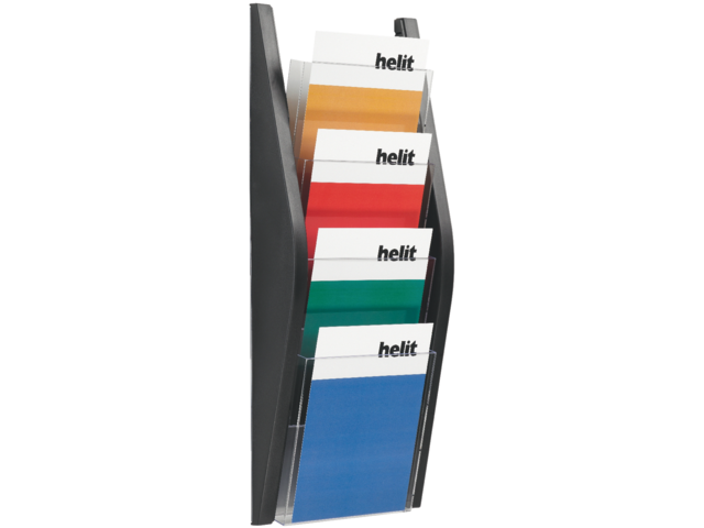 H6270295 - Helioz Folder Hangbak 4-Vaks Zwart A5