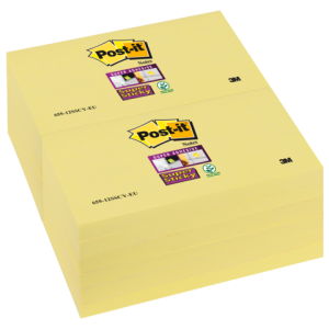 655-SSY - 3M Post-It Super Sticky Notes 76x127mm Geel 655 1st